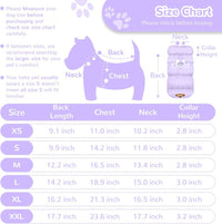 Warm Fleece Dog Jacket Coat for Small Medium Dog Winter Clothes Girl – Essentials for Dogs - Purple / Large - image 2