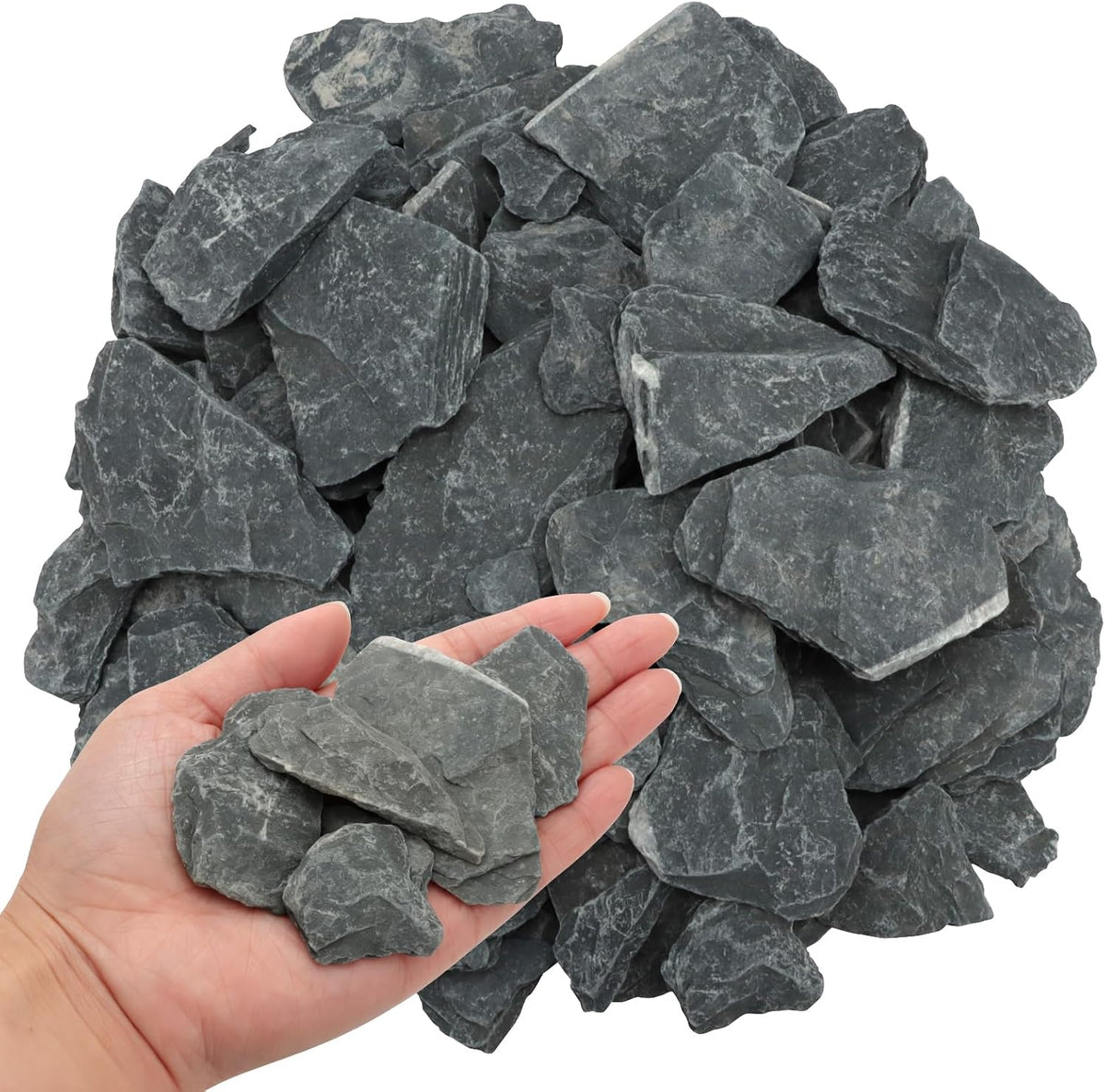 2.5lb Natural Dragon Stones - Slate Stone