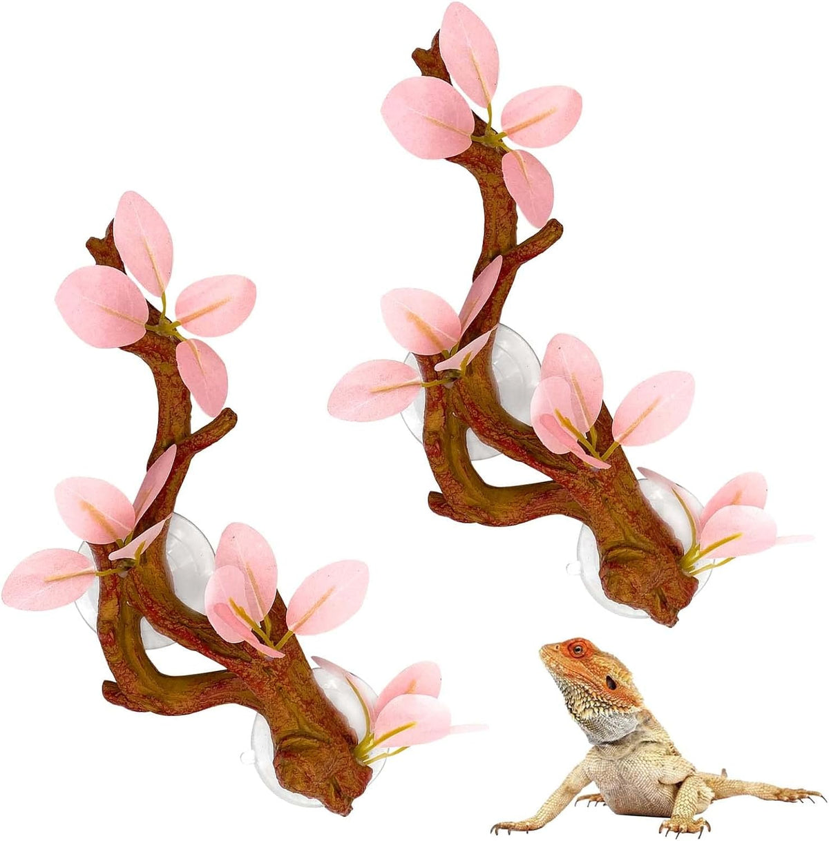 2 PCS Reptile Corner Branch - Pink