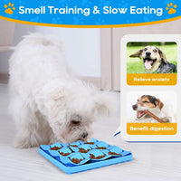 Silicone Snuffle Mat for Dogs, Blue - A(8"x8")-Blue - image 3