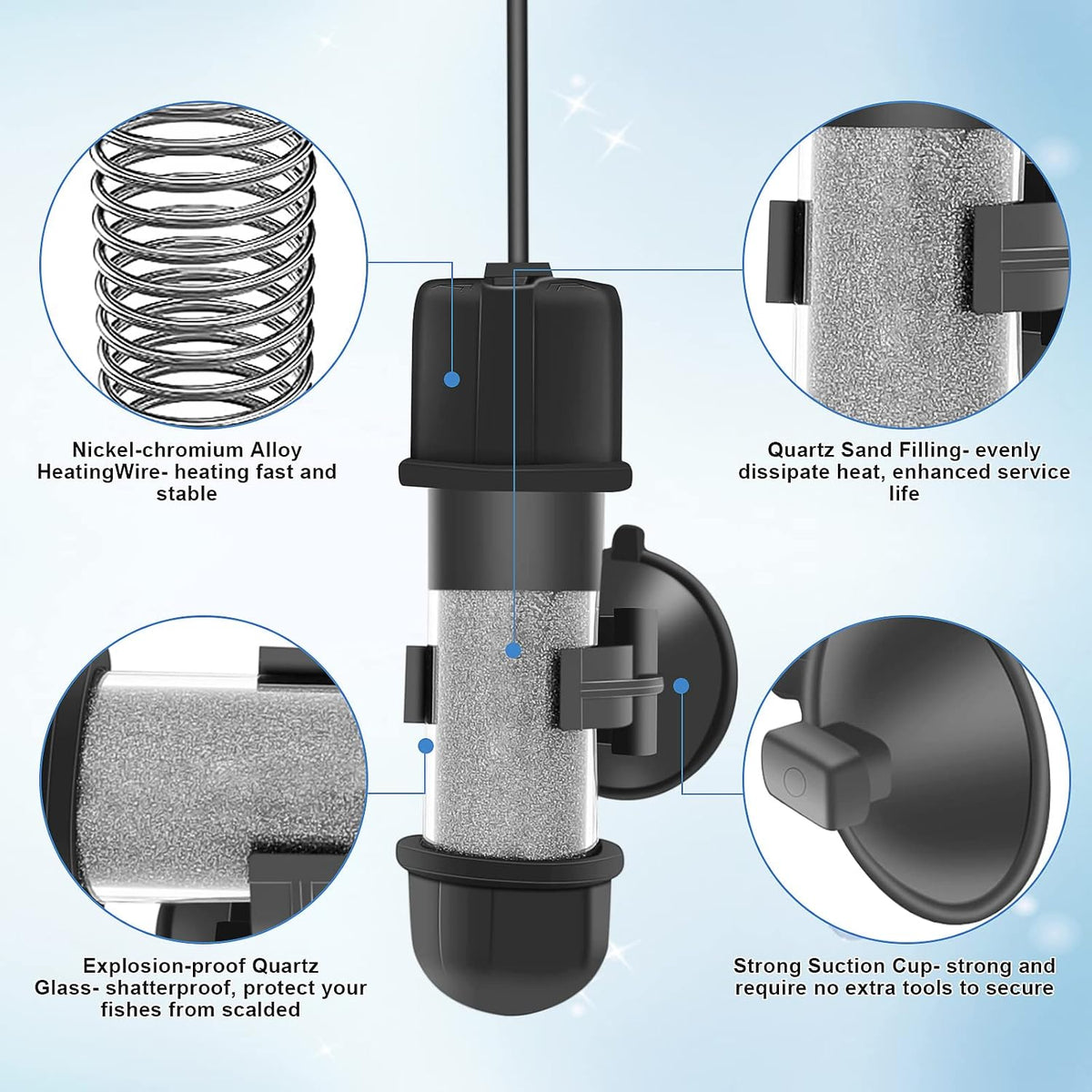 hygger Small Aquarium Betta Heater - 10W - image 4