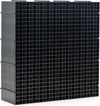 LINLAN 4 Pieces 11.8x11.8in Aquarium Grid Plastic - L 12pcs