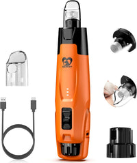 Casfuy New 6-Speed Dog Nail Grinder - Orange