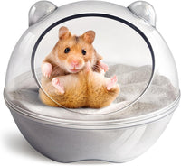 Hamster Bathtub, Hamster Bathroom, Sand Bath Container - S 4.4x4.4x3.5 inch