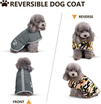 Queenmore Cold Weather Dog Coats Loft Reversible Winter Fleece Dog - X-Large / Grey - image 4