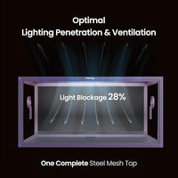 50 Gallon Bearded Dragon Tank, Reptile Enclosure for Easy Maintenance, Front Opening Reptile Tank with Top Screen Ventilation & Glass Sliding Door 36''x18''x18''
