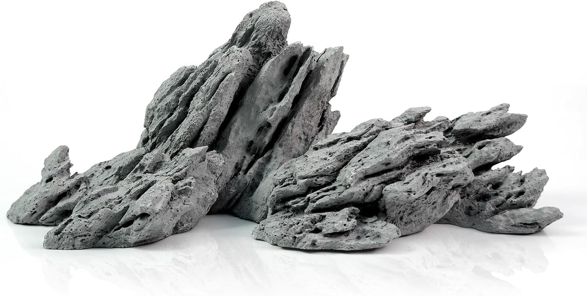 FZONE Aquarium Rocks Aquascaping - 07: Seiryu Stone: 13''×6.3''×5.9''