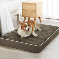 WNPETHOME Orthopedic Giant Dog Beds Large Sized Dog, Waterproof Extra Large Dogs Bed with Removable Washable Cover, Multi-Needle Quilting Dogs Crate Bed