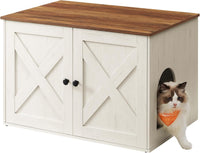 Feandrea Cat Litter Box Enclosure, End Table