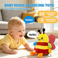 Musical Crawling Crab Baby Toy - Yellow - image 3