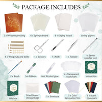 Aboofx Wooden Flower Pressing Kit - 15.7" x 11.8" 6 Layers - image 2