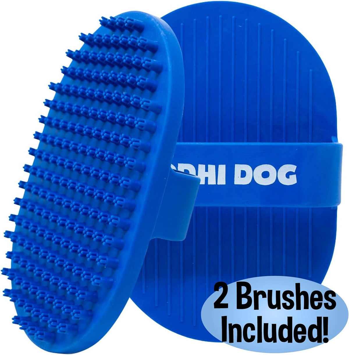 Bodhi Dog Shampoo Brush - Pet Grooming & Bath Supplies for Dogs and Cats - Bath Brush for Long - 2 Pack / Blue - image 2