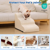 Dog Stairs for Small Dogs & Cats - Beige / 3 - image 3