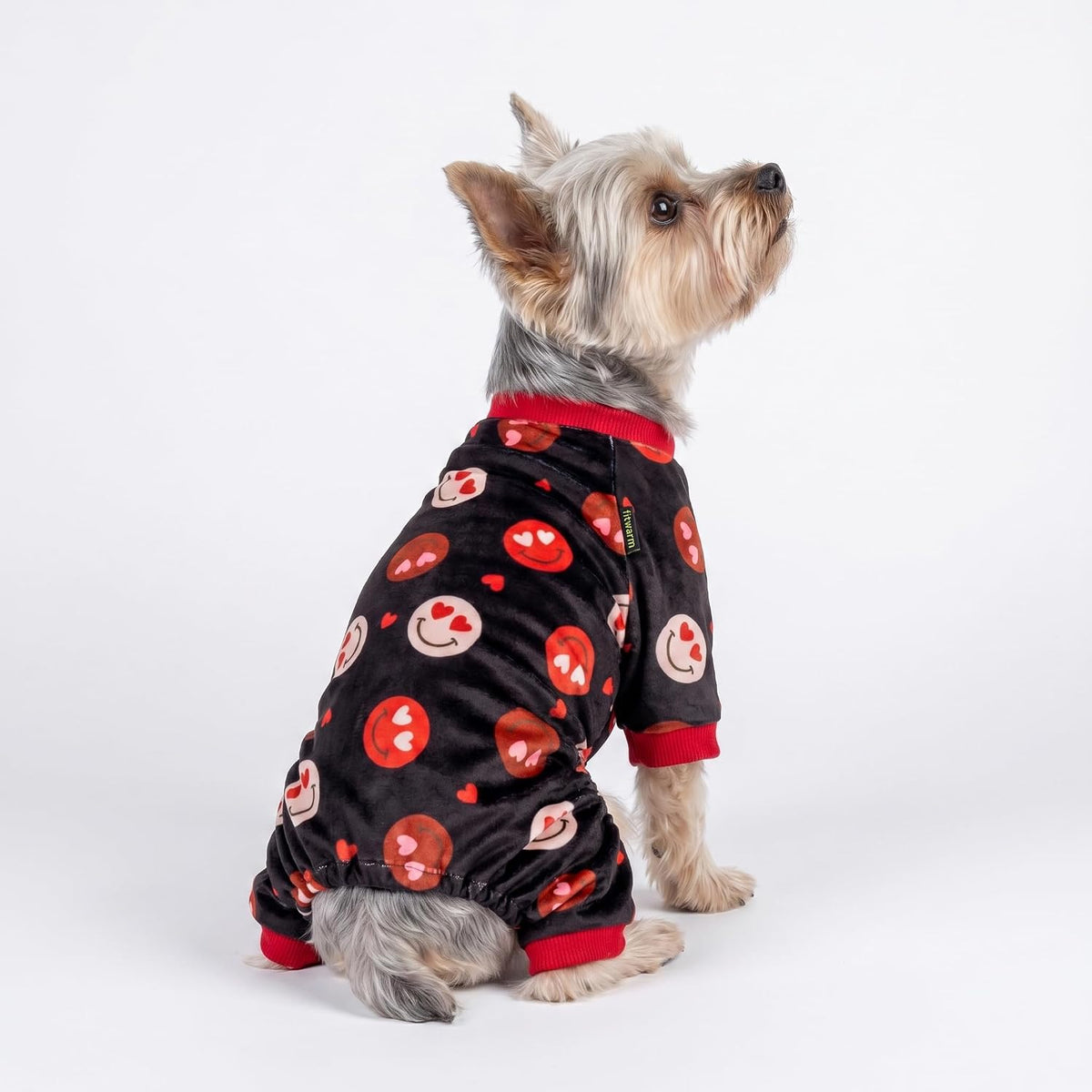 Fitwarm Funny Duck Dog Pajamas - Heart Eyes Face / Medium - image 4