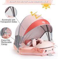 Mambobaby Float Deluxe non-inflatable baby pool float with sun canopy - view 19