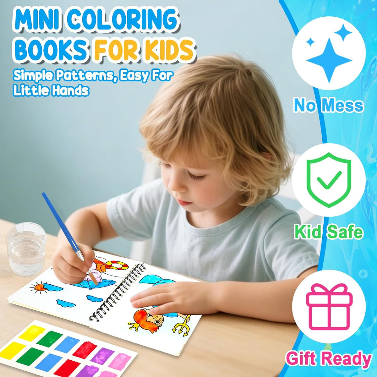 ZMLM 24 Pack Coloring Books - Ocean - image 2