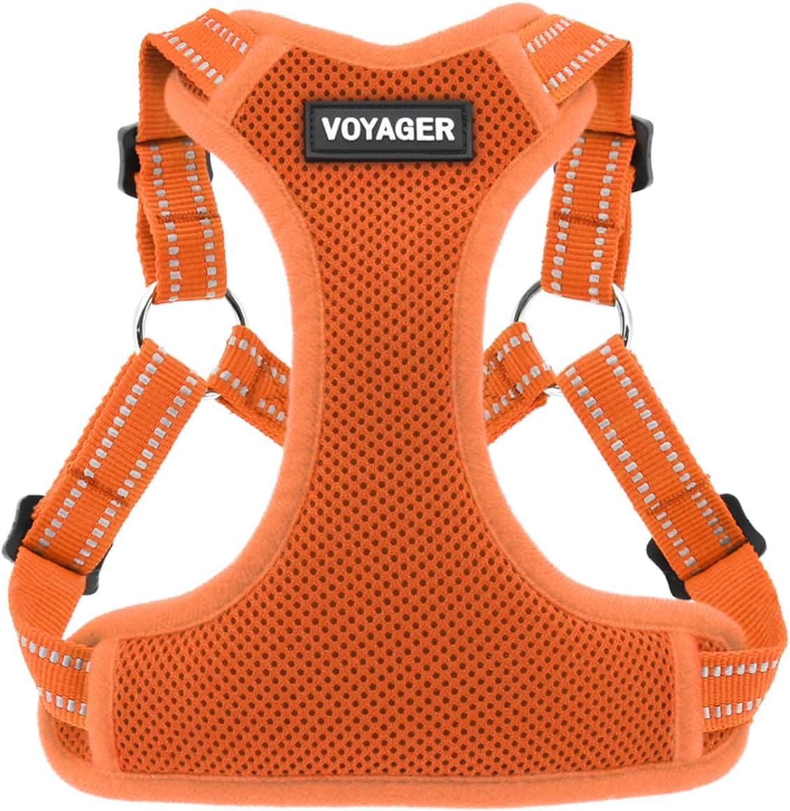 Voyager Step-in Flex Adjustable Dog Harness, Moss Green - Harness (Orange) / XL