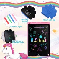 Tinlade 12 Pack LCD Writing Tablet for Kids - Pink, Green, Red, Blue / 8.5 Inch - image 2