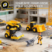 YySiRui 16 inch bulldozer toy with movable blade and rubber tires - view 19
