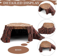 Aquarium Tank Accessories, Safe & Comfortable Hide, Reptile Hideout, Tortoises, Lizards, Hamster House