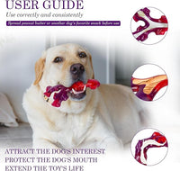 3 Pack Indestructible Dog Chew Bones for Aggressive Chewers - Heavy Duty Long Lasting Chew Toys for Large Dogs, Nylon Teeth Cleaning Toys