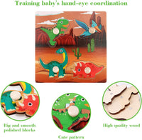 Wooden Peg Puzzles for Toddlers 1-3 - Style B - image 4