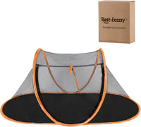 Cat Tent Outdoor, Pet Enclosure Tent Suitable for Cats and Small Animals, Indoor Playpen Portable - Orange