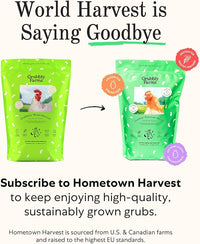 Grubblies - Switch from World Harvest to Hometown Harvest for Premium Chicken Nutrition - Grubblies World Harvest 5LB