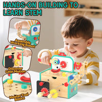 Lehoo Castle Montessori Kids Tool Set - Robot (Green) - image 3