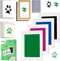 Inkless Paw Print Kit, Dog Paw Print Kit, Dog Nose Print Kit - Colors / Medium-Large 4 Pack