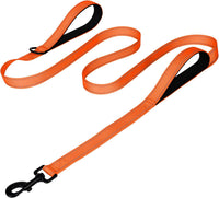 Joytale Reflective Dog Leash for Medium & Large Dogs - 4 ft 2 Handle / Orange
