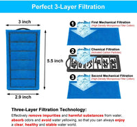 DaToo Aquarium Power Filter In-Tank Ultra Silent Small Fish Tank - DTF-02 (10 to 20 Gallon) - image 3