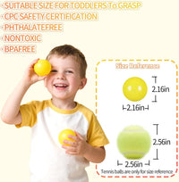 Ball Pit Balls for Kids, Plastic Refill 2.2 Inch Balls - Yellow - image 4
