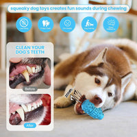 Natural Rubber Squeaky Dog Chew Toy for Large Aggressive Chewers – Essentials for Dogs - Azure / Large（For 55–90 lb dogs） (Pack of 1) - image 2