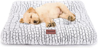 Dog Bed Crate Pad for Small Dogs 24"x18" Coffee – Essentials for Dogs - Medium 30"x20" / White