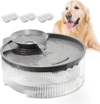 5L/169oz Dog Water Fountain Filter Replacement, 6+6 Pack – Essentials for Dogs - Dog Fountain + 3 Filters