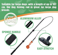 Flirt Pole for Dogs Heavy Duty 40inch Extendable Aluminum Alloy Dog - 40in/3-section - image 3