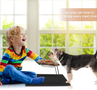 Aivituvin Elevated Dog Bowls, 15°Tilted Raised Cat Food Bowl - Medium - image 3