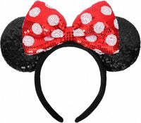 ETLUK Mouse Ears Headband - Red