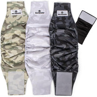 Pet Parents Washable Belly Bands for Male Dogs + Extendrs of Durable - Small (13-16") / Camo