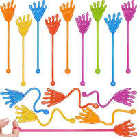 36 Pack Halloween Sticky Hands Toys Spider Web Cat Bat Pumpkin Candy - Halloween Sticky Hand B24