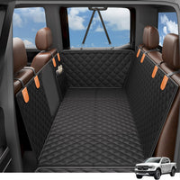Dog Car Seat Cover for Back Seat, Hard Bottom Back Seat Extender – Essentials for Dogs - XL - 56.3"W - For Midsize SUVs & Trucks