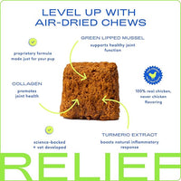 Native Pet Pain Relief for Dogs - Collagen for Dogs Promotes Joint Health, Reduce Inflammation & Stiffness - Senior Pup Joint Supplement - Natural Pain Reliever for Active & Aging Pets - 30 Chews