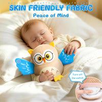 Musical Crawling Crab Baby Toy - Owl-brown - image 3