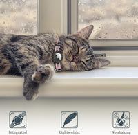 Reflective AirTag Cat Collar - Pink / S(9"-13") - image 4