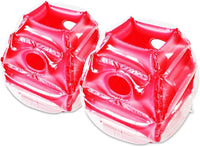 SUNSHINE-MALL 2 pc Sumo Balls for Kids, Bubble Bounce Ball - red+red - image 4
