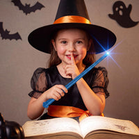 Gejoy 2 Pcs Magic Wand for Kid Light up with Sound - Dark Blue - image 2