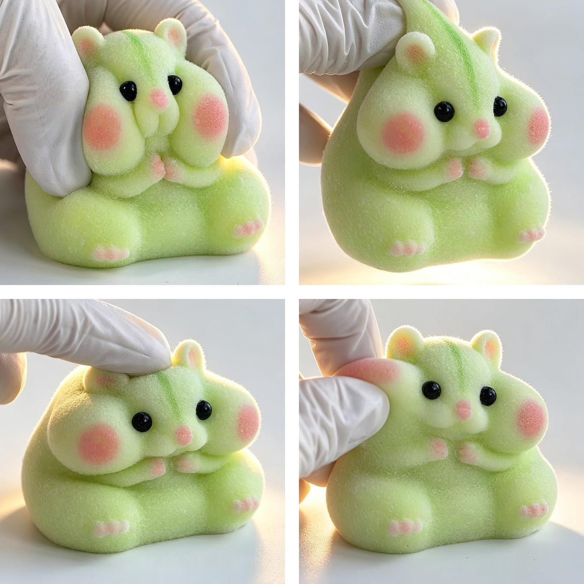 Handmade Hamster Squishy Toy - Green - image 2