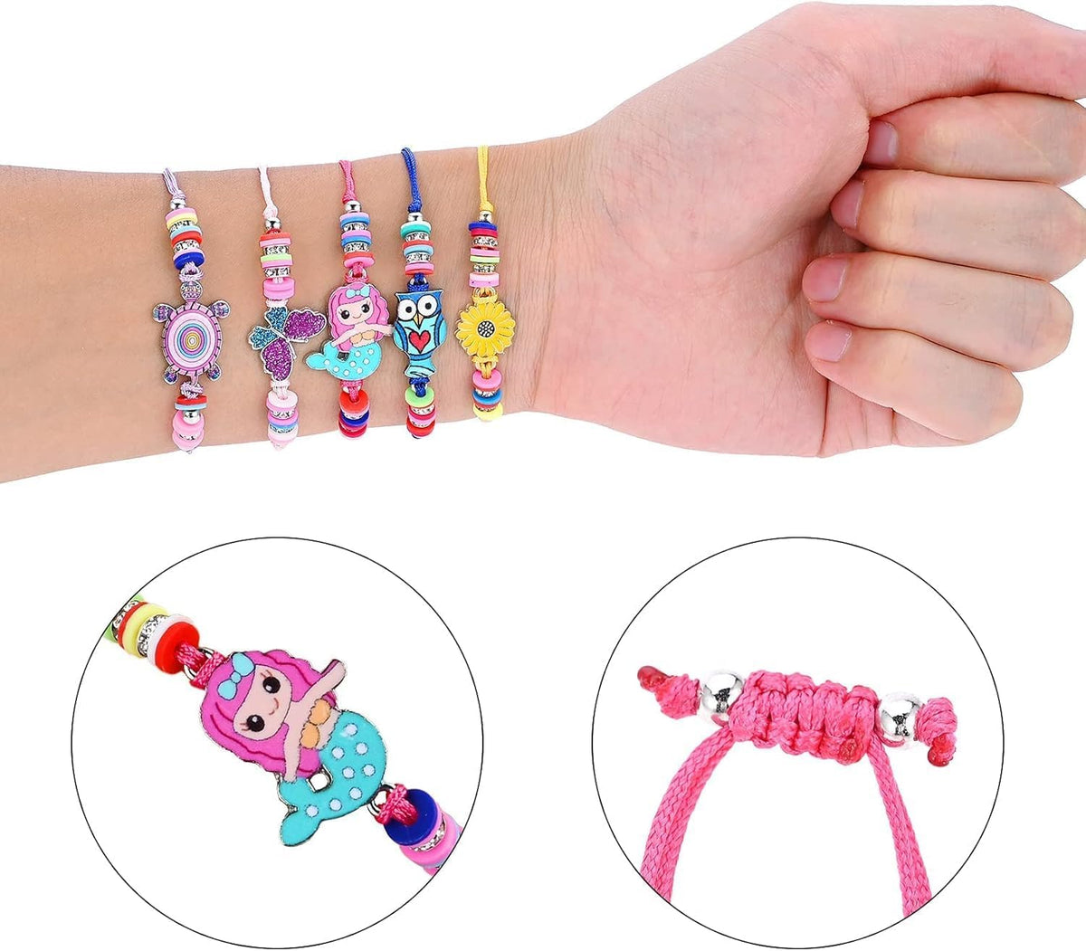 Faburo 30pcs Kids Jewelry for Girls, 10 Necklaces, 10 Rings - image 3