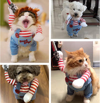 Pet Deadly Doll Dog Costume - Large - image 3